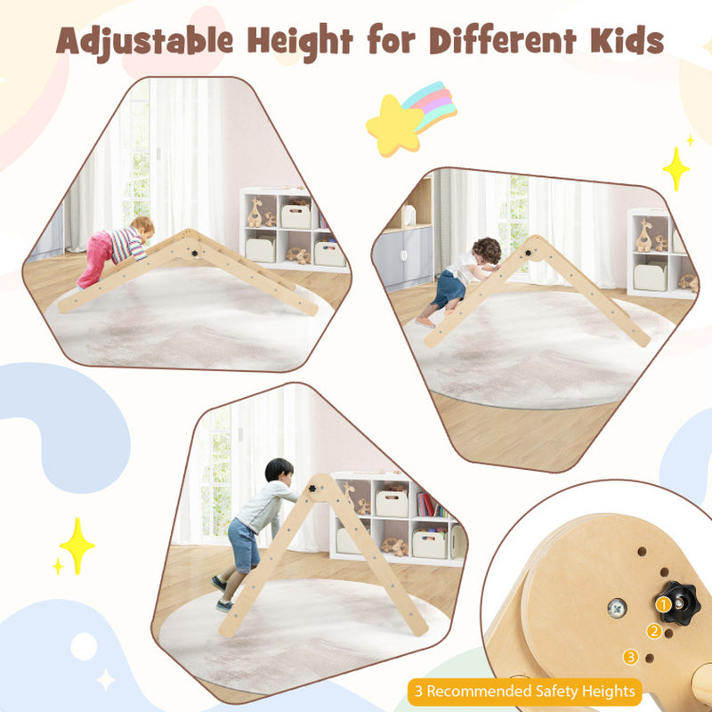 7-In-1 Toddler Climbing Toy Connected Table and Chair Set